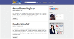 Desktop Screenshot of blogdesap.com