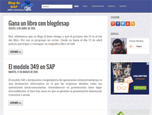 Tablet Screenshot of blogdesap.com